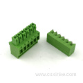 Plug in PCB terminal block 3.5MM pitch male female pair plug